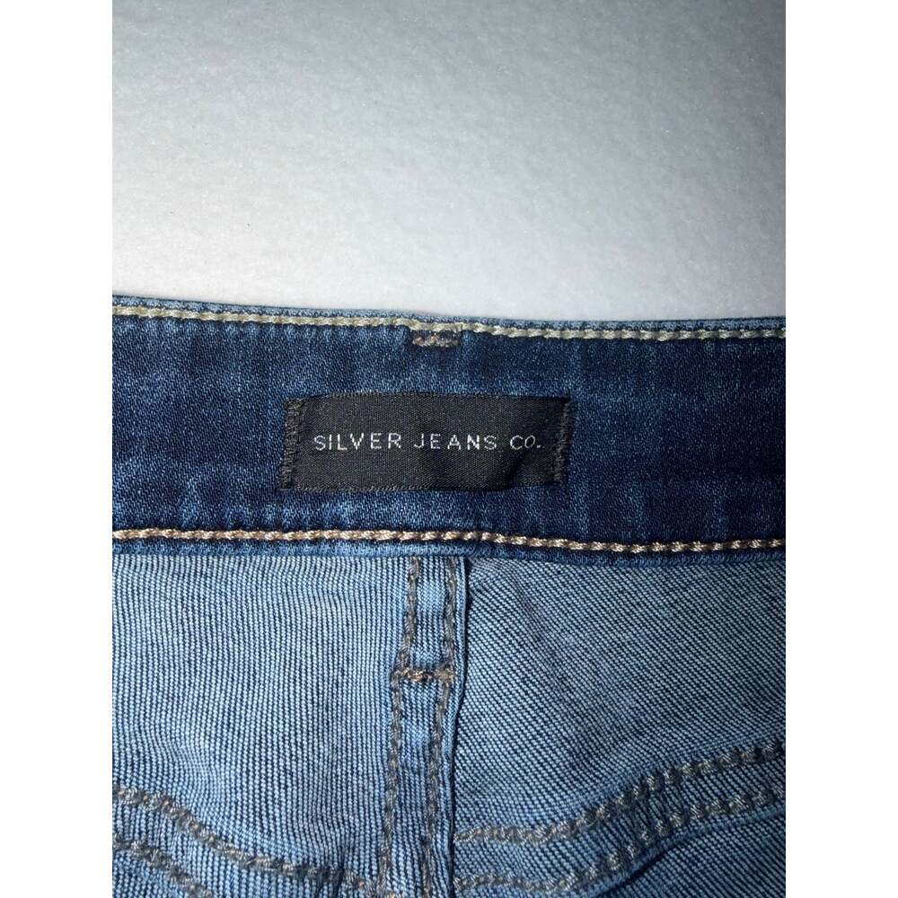 Silver jean CO women’s suki skinny crop blue jeans - Picture 7 of 16